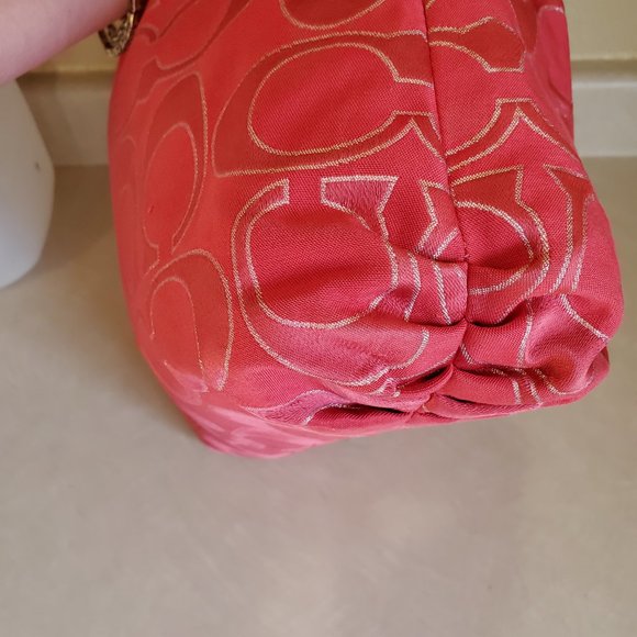 Euc Rare Vintage Coach Poppy Op Art Tote Bag Purse - Picture 6 of 11